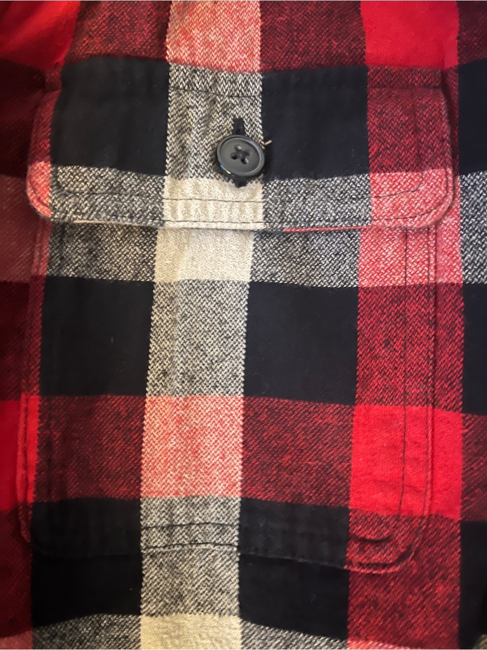 J Crew Men’s Plaid Fleece Jacket Size Medium - Picture 9 of 10
